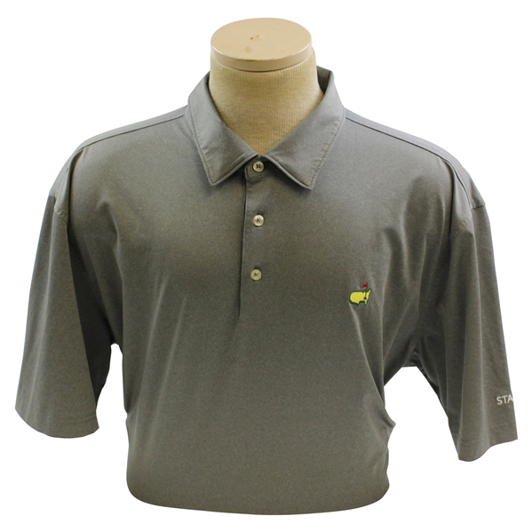 Augusta National Golf Club Masters Tournament Gray STAFF Tech Polo Shirt - XL
