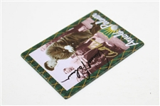 Arnold Palmer Signed Metallic Golf Card JSA ALOA