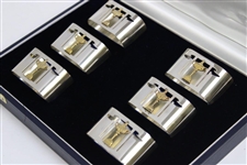 1993 Ryder Cup Garrard Sterling Silver Napkin Holders