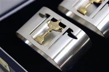 1993 Ryder Cup Garrard Sterling Silver Napkin Holders