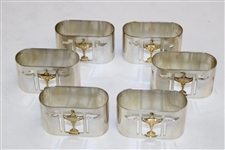 1993 Ryder Cup Garrard Sterling Silver Napkin Holders