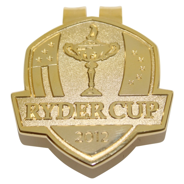 2012 Ryder Cup Gold Money Clip with Pouch
