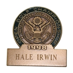 Hale Irwins 1998 US Open at The Olympic Club Contestant Badge 
