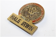 Hale Irwin's 2002 US Senior Open at Caves Valley Contestant Badge 
