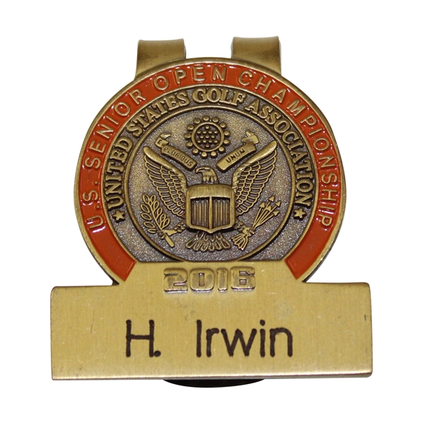 Hale Irwins 2016 US Senior Open at Scioto Contestant Badge 