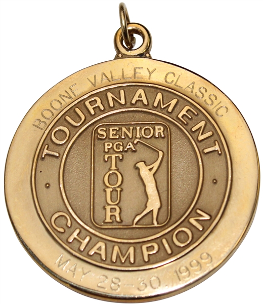 Champion Hale Irwins 1999 Boone Valley Classic 10k Gold Winners Medal