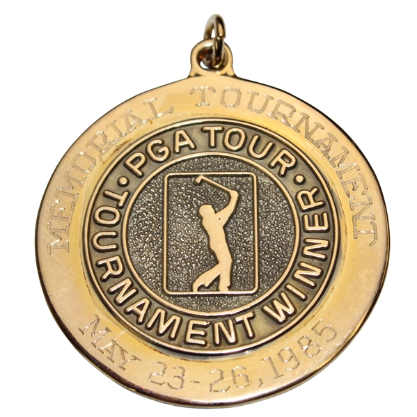Champion Hale Irwin's 1985 Memorial Tournament 10k Gold Winner's Medal