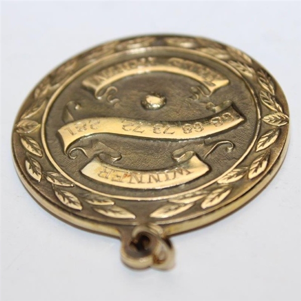 Champion Hale Irwin's 1985 Memorial Tournament 10k Gold Winner's Medal