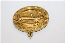 Champion Hale Irwin's 1977 Atlanta Golf Classic 10k Gold Winner's Medal