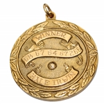 Champion Hale Irwin's 1977 San Antonio Texas Open Gold 10k Winner's Medal