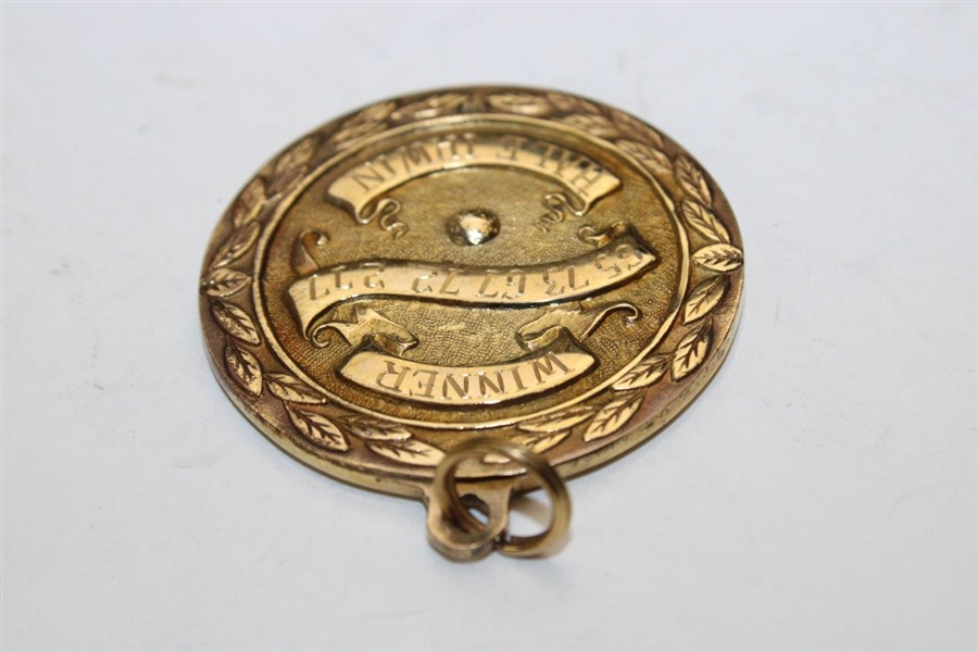 Champion Hale Irwin's 1981 Buick Open 10k Gold Winner's Medal