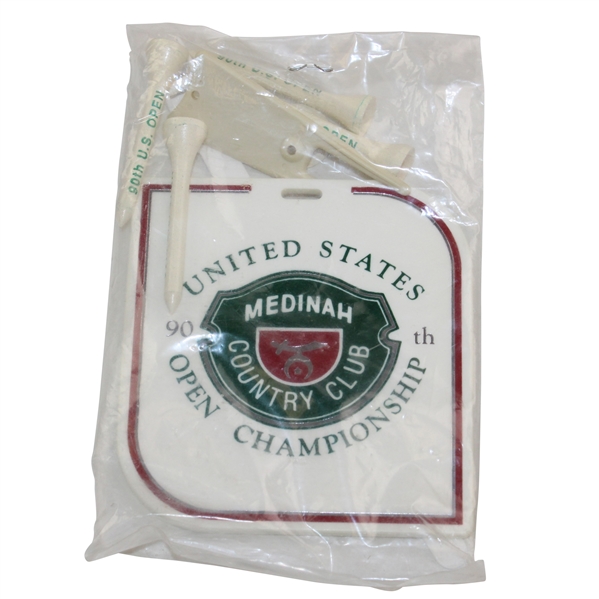 Champion Hale Irwins 1990 US Open at Medinah CC Contestant Bag Tag