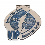 Hale Irwins 1990-1999 Senior Skins Game VIP Mauna Lani Resort Badge/Clip