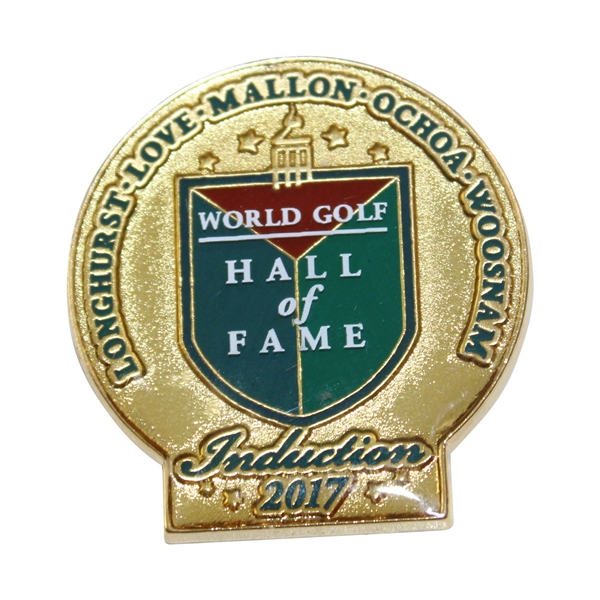 Hale Irwin's 2017 World Golf Hall of Fame Induction Pin - Issued to Past Inductees