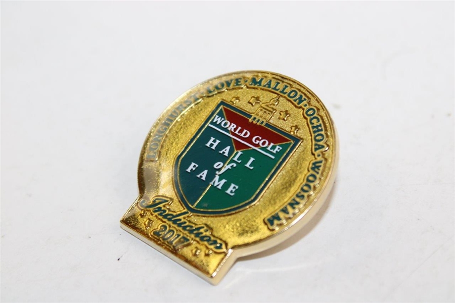 Hale Irwin's 2017 World Golf Hall of Fame Induction Pin - Issued to Past Inductees