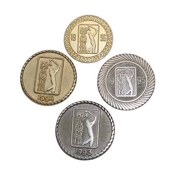 Hale Irwins 1993, 1994, 1995 & 1996 PGA Tour Pins