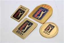 Hale Irwin's 2001, 2002, 2003 & 2004 PGA Tour Pins