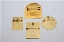 Hale Irwin's 2001, 2002, 2003 & 2004 PGA Tour Pins