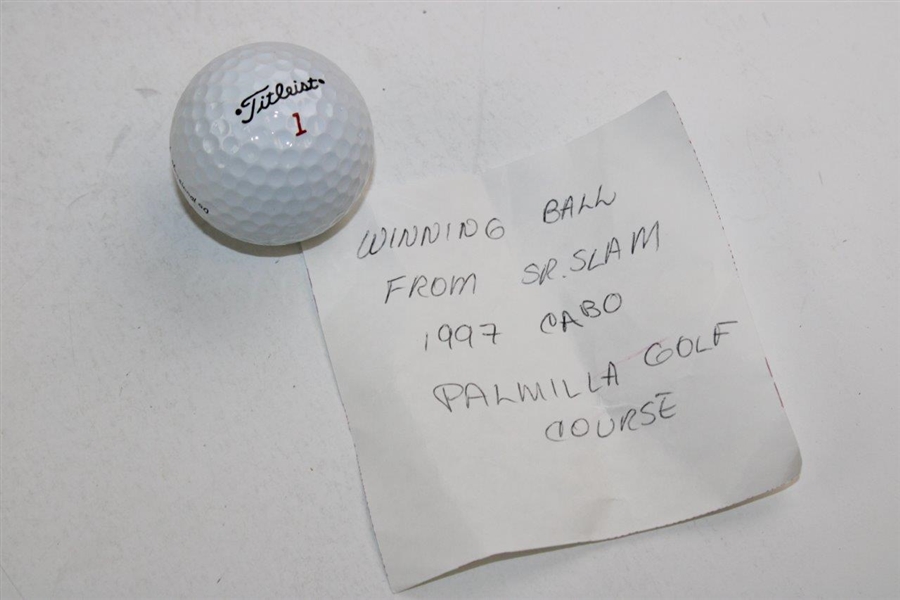 Hale Irwin's 1997 Senior Slam Cabo Championship Winning Golf Ball