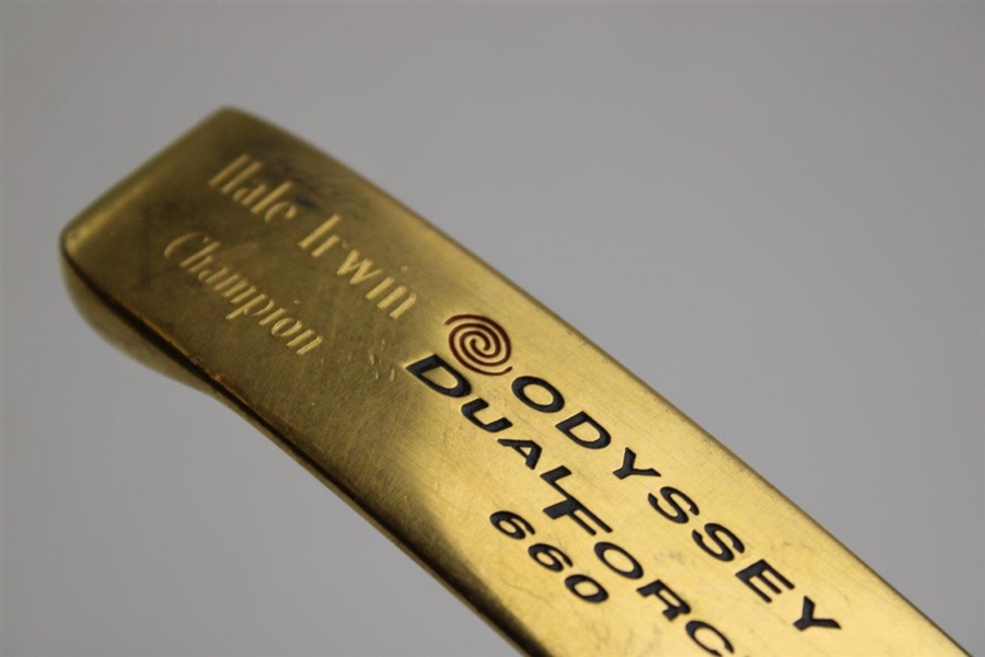 Hale Irwin's OdysseyGold Plated DualForce 660 Putter for 1998 US Senior Open Championship Win