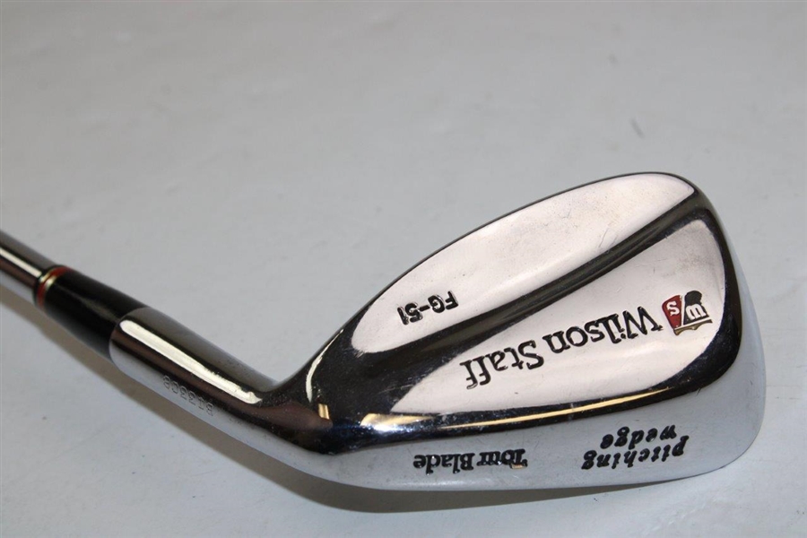 Hale Irwin's Used Wilson Staff FG-5 Tour Blade Pitching Wedge