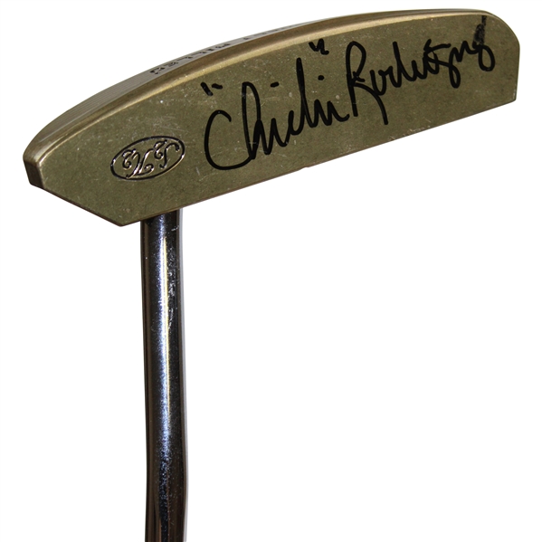 Chi-Chi Rodriguez Signed Callaway Brass Billet #1 Entirely Milled S2-H2 Putter JSA ALOA