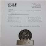 Hale Irwin's 1995 US Open at Shinnecock Hills Contestant Badge 