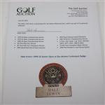 Hale Irwin's 1999 US Senior Open at Des Moines Contestant Badge 