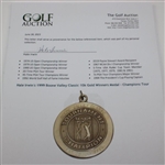 Champion Hale Irwin's 1999 Boone Valley Classic 10k Gold Winner's Medal