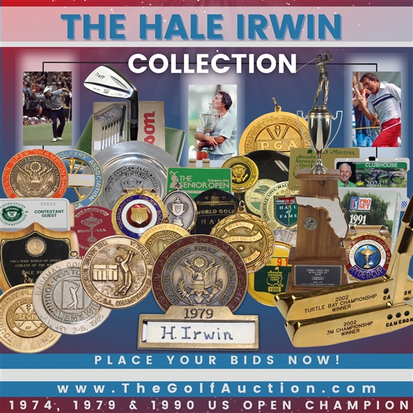 Hale Irwin's 2017 World Golf Hall of Fame Induction Pin - Issued to Past Inductees