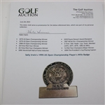 Sally Irwin's 1995 US Open Championship Player's Wife Badge