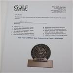 Sally Irwin's 1999 US Open Championship Player's Wife Badge