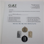 Hale Irwin's 1985, 1986, 1987 & 1988 PGA Tour Pins