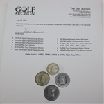 Hale Irwin's 1993, 1994, 1995 & 1996 PGA Tour Pins
