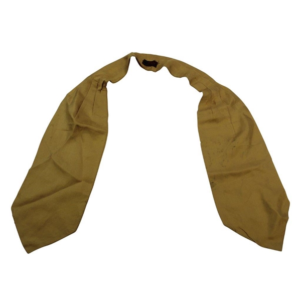 Walter Hagen's Personal Ascot Tie & Silver Colored Pin And Note