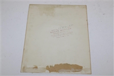 Paul Runyan Signed Standing w/Clubs Bag & Gentleman Outside Airplane Original Photo 