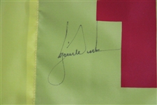 Complete Tiger Woods Signed 'Tiger Slam' Flag Set - Deluxe Framed FULL JSA#XX59202