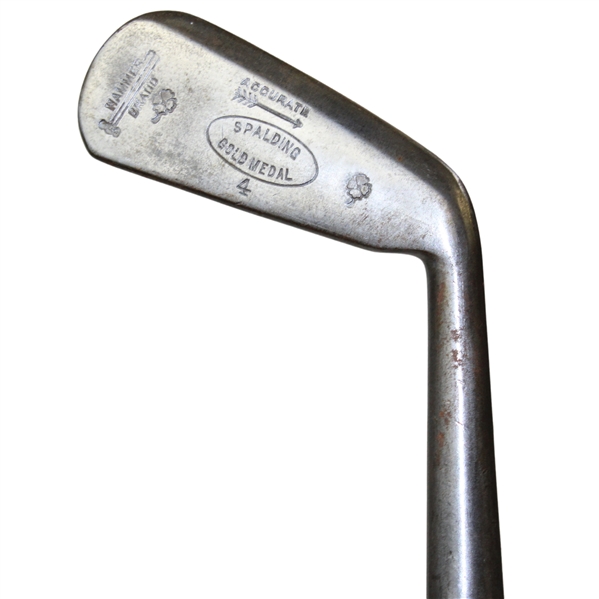 Spalding Gold Medal Accurate 4-Iron Hammer Braid with Shaft Stamp