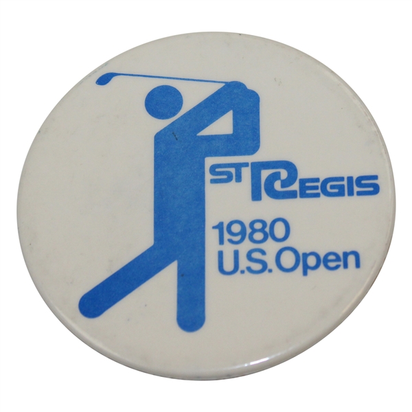 1980 U.S. Open Badge at Baltusrol Golf Club - Jack Nicklaus Win