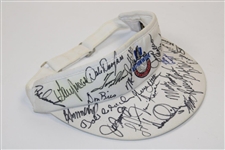 Multi-Signed Nationwide Senior Championship Visor JSA ALOA