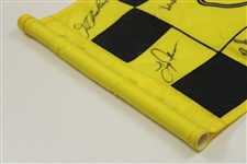 Multi-Signed Bruno's Memorial Classic 1992-2001 10th Ann. Course Flag JSA ALOA