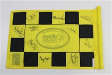 Multi-Signed Bruno's Memorial Classic 1992-2001 10th Ann. Course Flag JSA ALOA