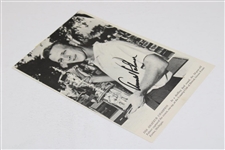 Arnold Palmer Signed 1954 Amateur Champion Photo JSA ALOA