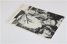 Arnold Palmer Signed 1954 Amateur Champion Photo JSA ALOA