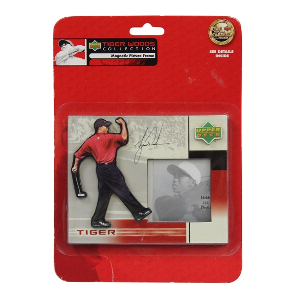 Tiger Woods Upper Deck Collection Magnetic Picture Frame in Original Unopened Box
