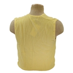 Classic Augusta National Golf Shop Masters Logo Yellow V-Neck Sweater Vest- Medium