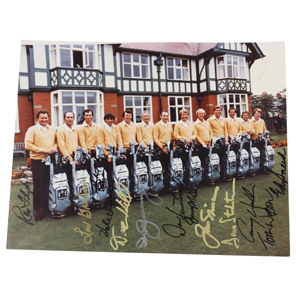 United States 1977 Ryder Cup Team USA Signed Photo Including Jack, Floyd, And Irwin JSA ALOA 