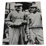 Byron Nelson & Ben Hogan Signed 1942 Masters Black And White Photo JSA ALOA