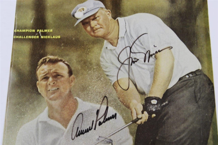 Arnold Palmer & Jack Nicklaus Signed 1965 Sports Illustrated Cover JSA ALOA