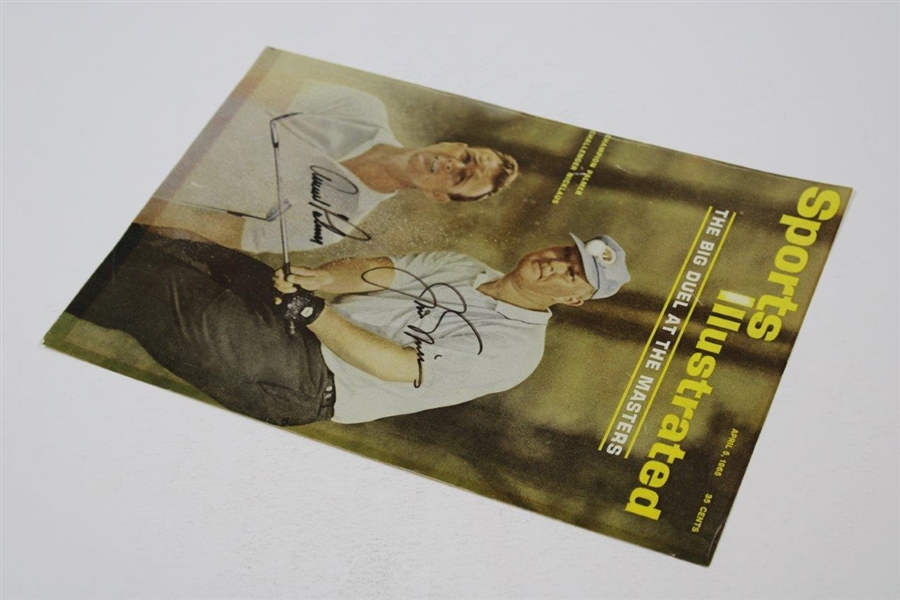 Arnold Palmer & Jack Nicklaus Signed 1965 Sports Illustrated Cover JSA ALOA